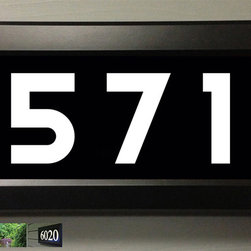 Address LED - Address LED  - illuminated house numbers - House Numbers