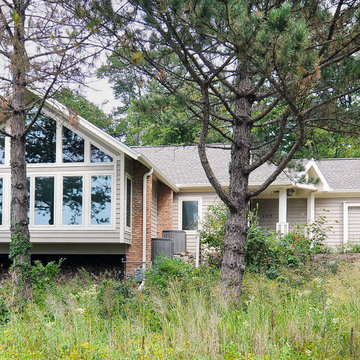 Split-Level Lakeside Remodel for Relaxation and Rental