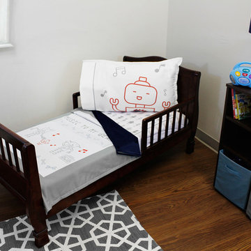 Music to my Gears Robot Toddler Bedding Set