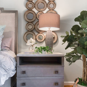 Glamorous Coastal Inspired Master Bedroom