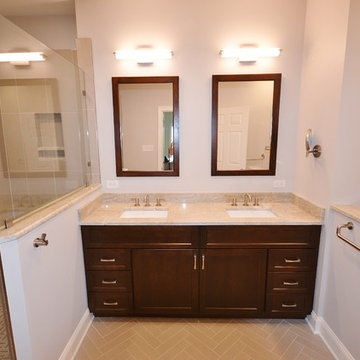 Malvern Master Bath Remodel with Large Barrier Free Shower