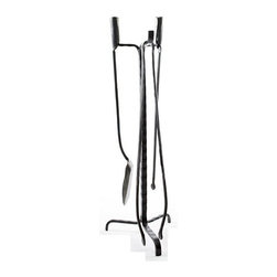 Ferro and Fuocco Tools Tripod Stand by Conmoto - Fireplace Tools