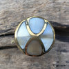 Mother of Pearl Drawer Knob Hourglass
