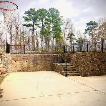 Retaining Wall Repair and Stone Veneer
