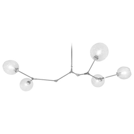 Avenue Lighting HF8085CH Five Light Chandelier Fairfax Matte Chrome