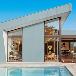 HardiePanel&reg; Vertical Siding in Inlet Blue PHI - Siding And Stone Veneer