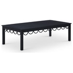 Meridian Furniture - Portofino Aluminum Patio Coffee Table, Black - Indulge in the allure of the Black Portofino Outdoor Patio Coffee Table by Meridian Furniture. Its captivating design and luxurious Black elevate any space with effortless elegance. Crafted with precision and durability in mind, this stunning piece becomes the focal point of gatherings, fostering moments of connection and warmth. Embrace sophistication and style with the Portofino Outdoor Patio Coffee Table, a testament to exquisite taste and timeless beauty.