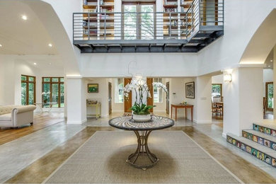 Large trendy home design photo in Dallas
