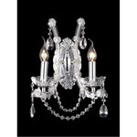 Dale Tiffany - Dale Tiffany GW10301 Mcgreg, 2-Light Wall - The regal styling of our McGregor wall sconce willMcgregor Two Light W Polished Chrome *UL Approved: YES Energy Star Qualified: n/a ADA Certified: n/a  *Number of Lights: 2-*Wattage:40w E12 bulb(s) *Bulb Included:No *Bulb Type:E12 *Finish Type:Polished Chrome