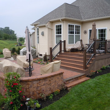 New deck and patio