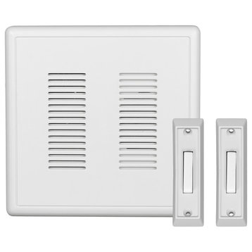 PrimeChime Plus 2 - Video Compatible Doorbell Chime Kit, White, Standard