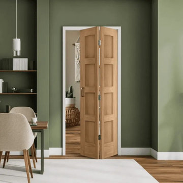4-Panel Shaker Bifold Door