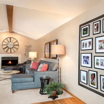 Contemporary Family Room Kenosha
