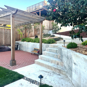 Family Garden On The Slope