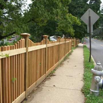 Charming 2X2 Picket and Privacy Fence in Cheltenham, PA