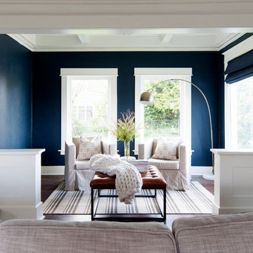 My Houzz: Soothing Blues and Organic Style in a 1912 Fixer-Upper