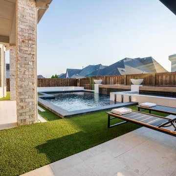 Luxury Modern Backyard- Frisco, TX