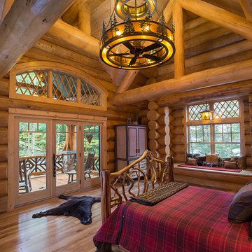 Big Moose, New York Log Home