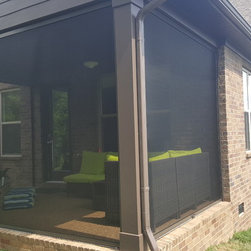 Bronze Manual Retractable Patio Screens - Products