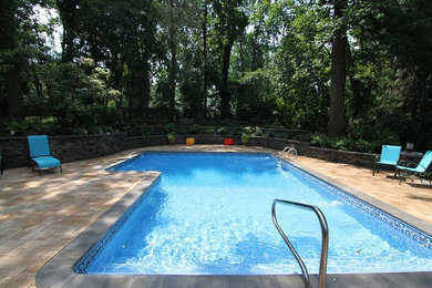 This is an example of a classic swimming pool in New York.