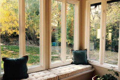Inspiration for a mid-sized sunroom remodel in Denver