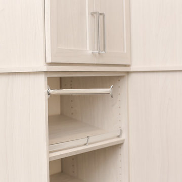 Master Closet in Skye and with Crown and Accessories