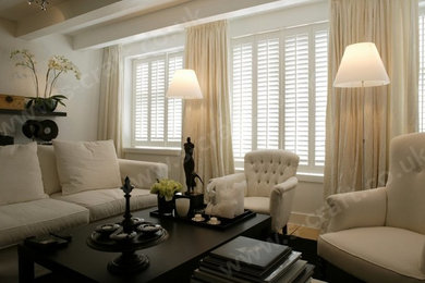 Plantation shutter install