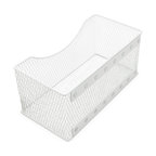 YBM Home Wire Mesh Magnetic Storage Basket Ideal As Office Supply Organizer