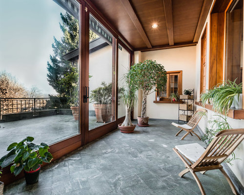 Landhausstil Wintergarten mit Kalkstein Ideen, Design & Bilder | Houzz