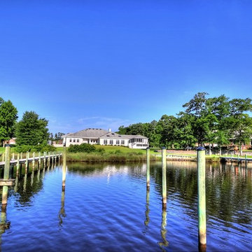 Fabulous Waterfont Home with 7 boat slips at 105 Bimini Court, Havelock, NC