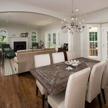 Fairfax Station Elegant Off-White Kitchen