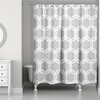 Lattice Shower Curtain, Gray