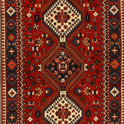 Persian Yalameh runner 2'8 X 13'10 - Area Rugs