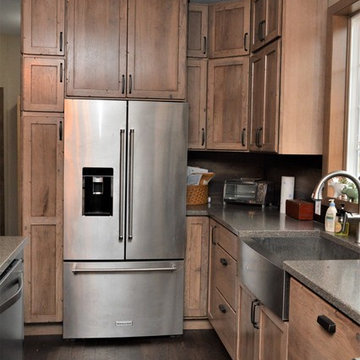 North Judson IN. Haas Signature Collection, Modern Rustic Inspired Kitchen