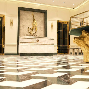 Verde Guatemala Marble , Satin Onyx, Black Orion Marble , Calacatta Marble