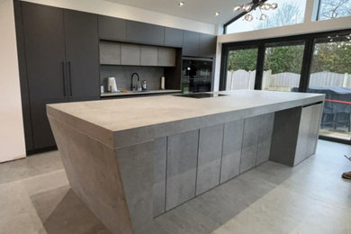 Contemporary kitchen in Surrey.