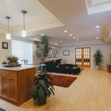 Spectacular Salt Lake Home, Open Floorplan, Wood Floors, and Double Step Ceiling