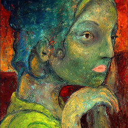 Thinking Woman - Paintings