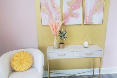 Pretty in Pink Home Office