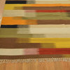 Reversible Durie Kilim 100% Wool Flat Weave Hand Woven Striped Rug