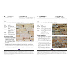 Stony Point Chisel Cut Dressed Ledge and Natural Ledge Catalog and Spec Sheets - Products