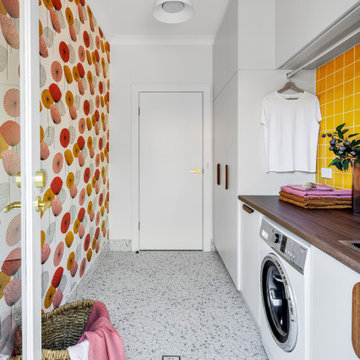 Clapham Mid-Century Ensuite, Bathroom, and Laundry Renovation