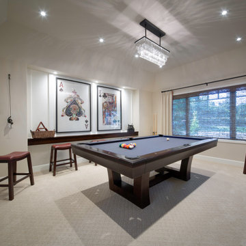 City Pool Table in the Living Room