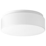 Progress Lighting - LED Flush Mount - LED flush mount with white acrylic diffuser mounts to baked enamel ceiling pan. Twist on installation with a single locking thumb screw. UL approved for damp locations. Ceiling or wall mount. 1680 lumens, 80 lumens/watt, 3000K and 90CRI. ENERGY STAR and Title 24. Uses (1) 21-watt LED bulb (included).