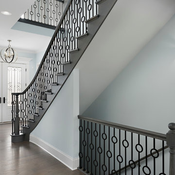 Stairs/Foyer in Custom - Columbia St, Naperville