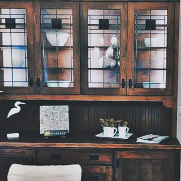 Leaded Glass Cabinet Doors
