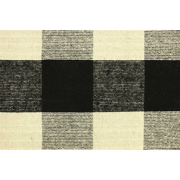 Royal Rug, Black/White, 4'x6'