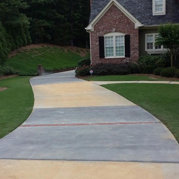 Alpharetta, GA - Existing Driveway Repair and Addition