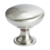 Advantage Plus 1 1-1/8 Inch Diameter Brushed Nickel Cabinet Knob