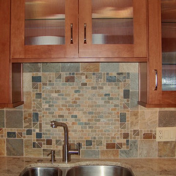 Custom Tile Border in Backsplash